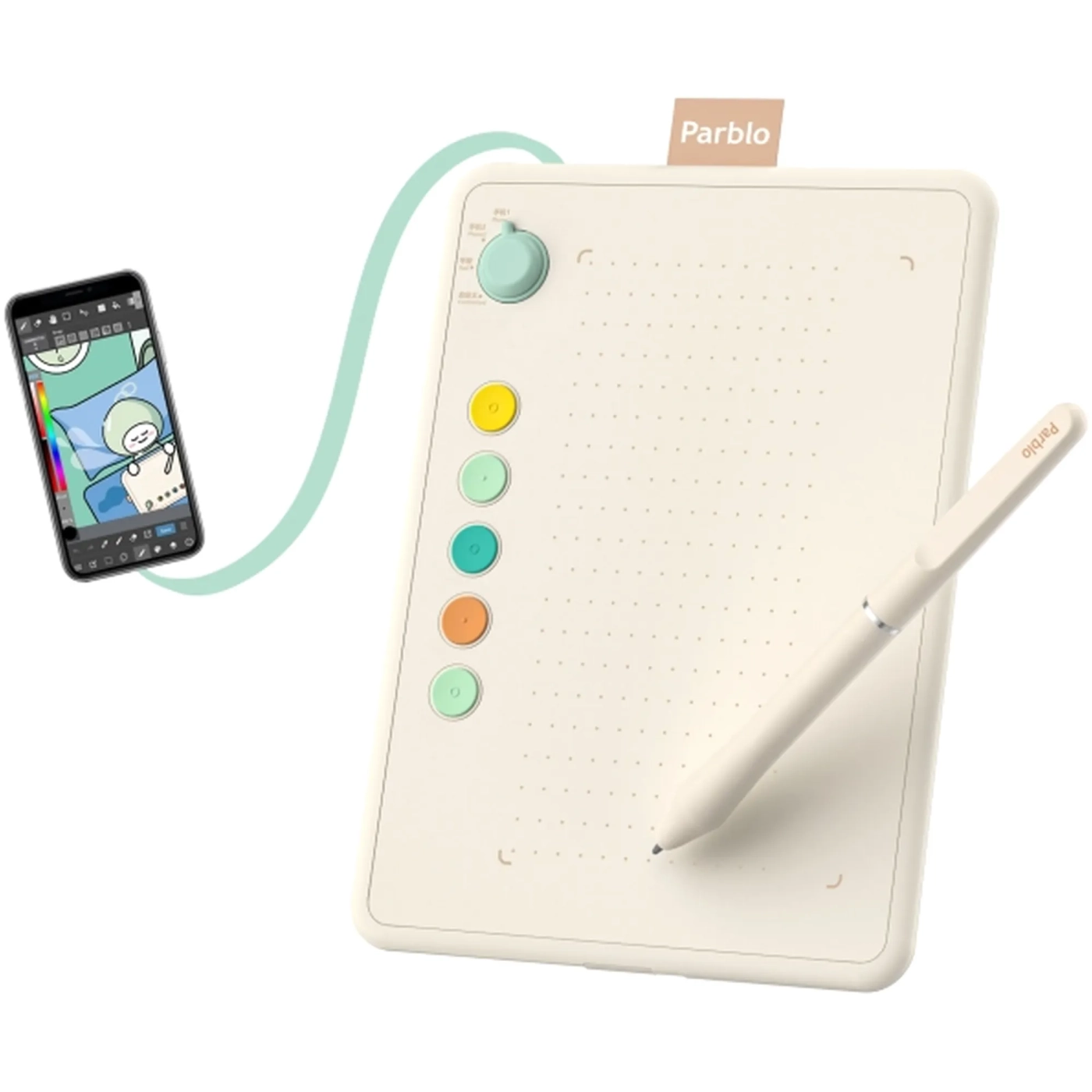Купить Графический планшет Parblo Ninos Q Mobile (NINOSQ) - фото 2