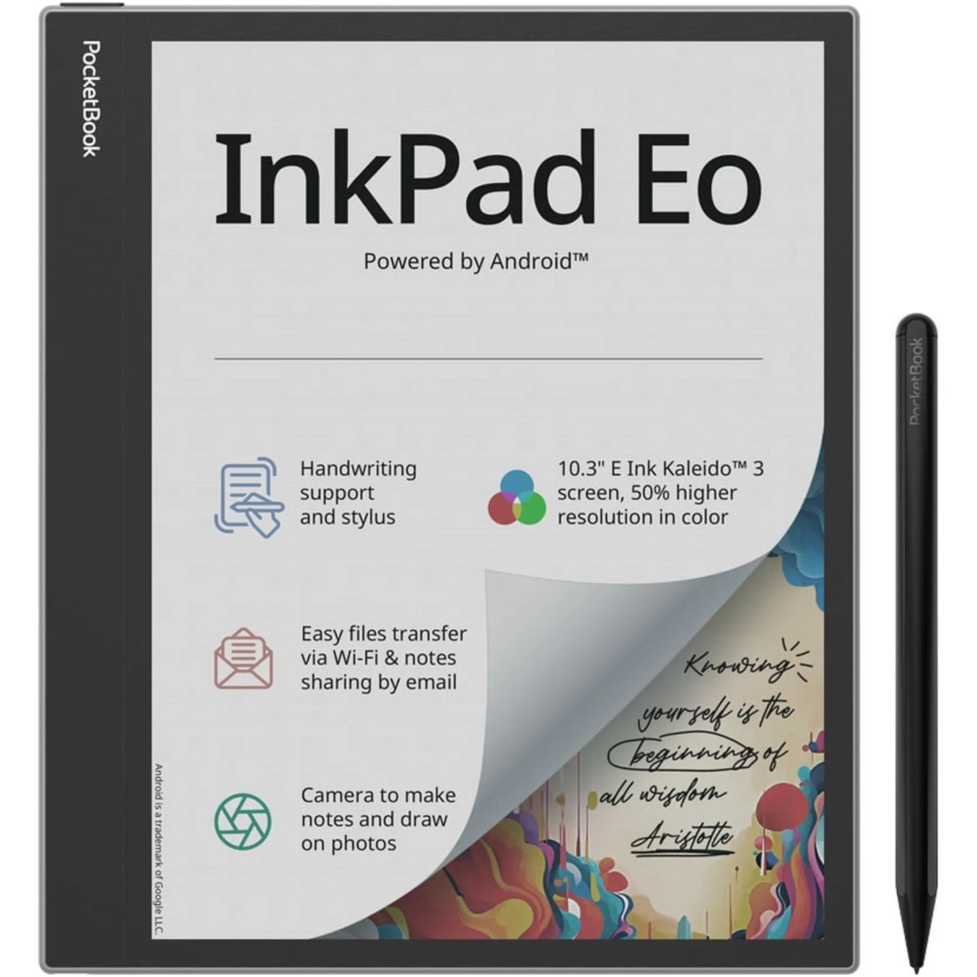 Купить Электронная книга PocketBook 1042 InkPad Eo Mist Grey (PB1042-M-WW) - фото 1