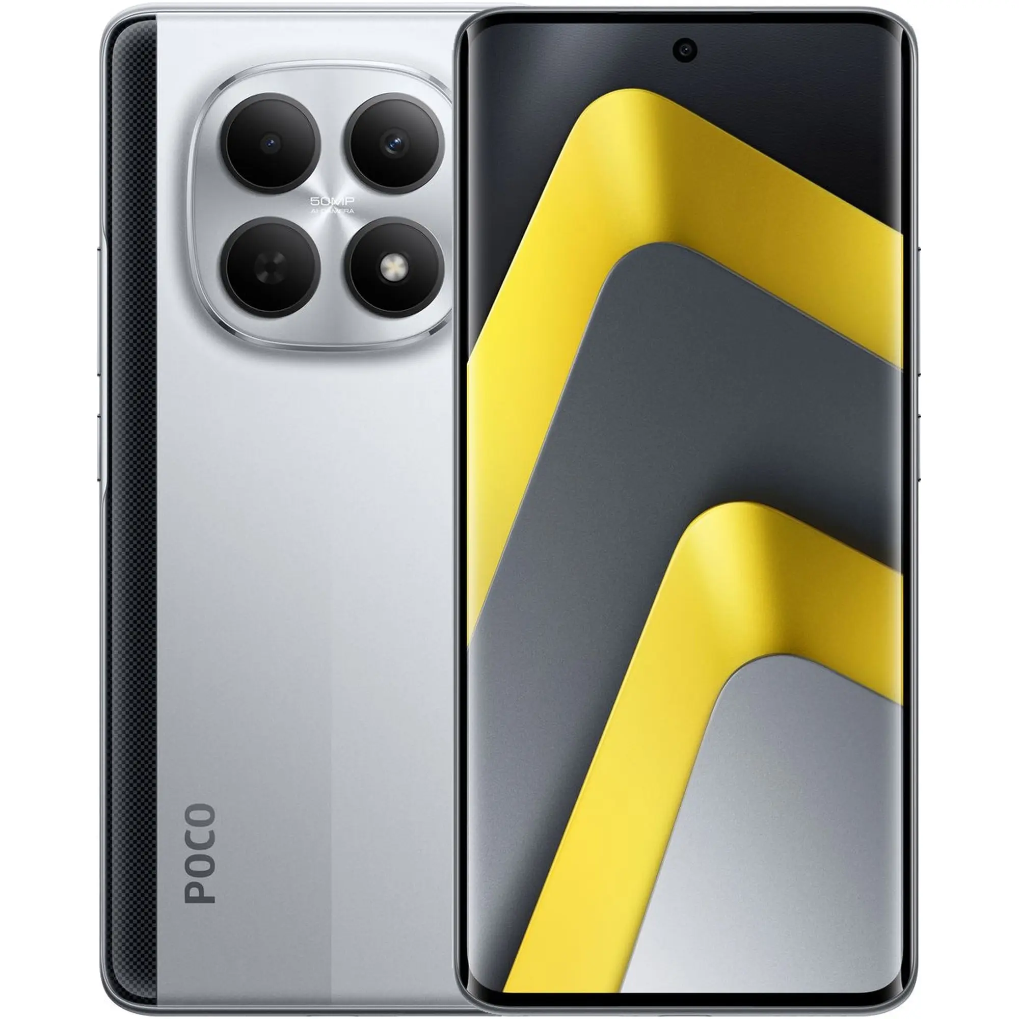 Купить Смартфон Xiaomi Poco M8 5G 8/256GB Silver (1183662) - фото 1