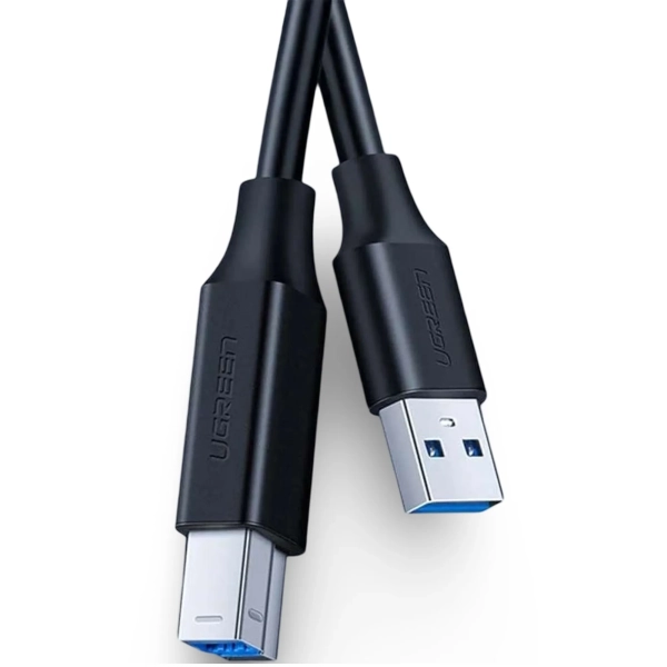 Купить Кабель UGREEN US210 USB 3.0 AM to BM Print Cable 2m Black (10372) - фото 3