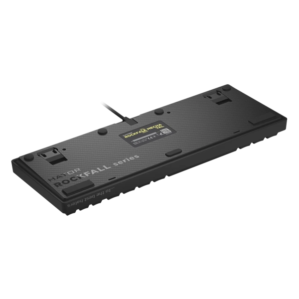 Купить Клавиатура HATOR Rockfall 2 Mecha TKL orange (HTK-520) Black - фото 5