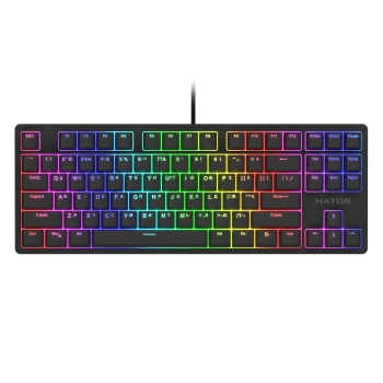 Купить Клавиатура HATOR Rockfall 2 Mecha TKL orange (HTK-520) Black - фото 1