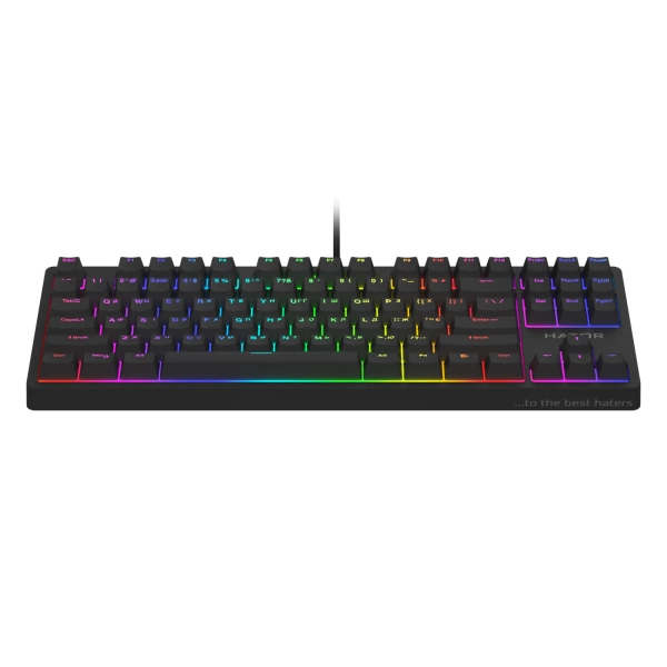 Купить Клавиатура HATOR Rockfall 2 Mecha TKL orange (HTK-520) Black - фото 3