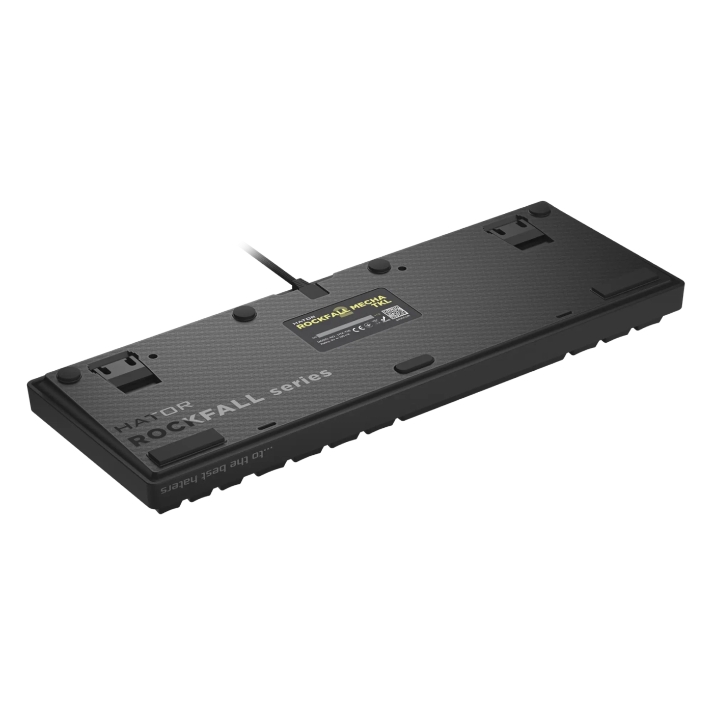 Купить Клавиатура HATOR Rockfall 2 Mecha TKL orange (HTK-520) Black - фото 5