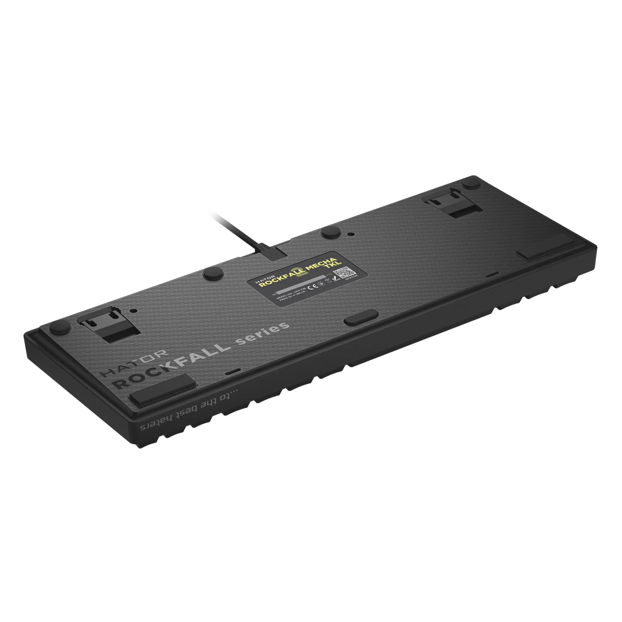 Купить Клавиатура HATOR Rockfall 2 Mecha TKL orange (HTK-520) Black - фото 5
