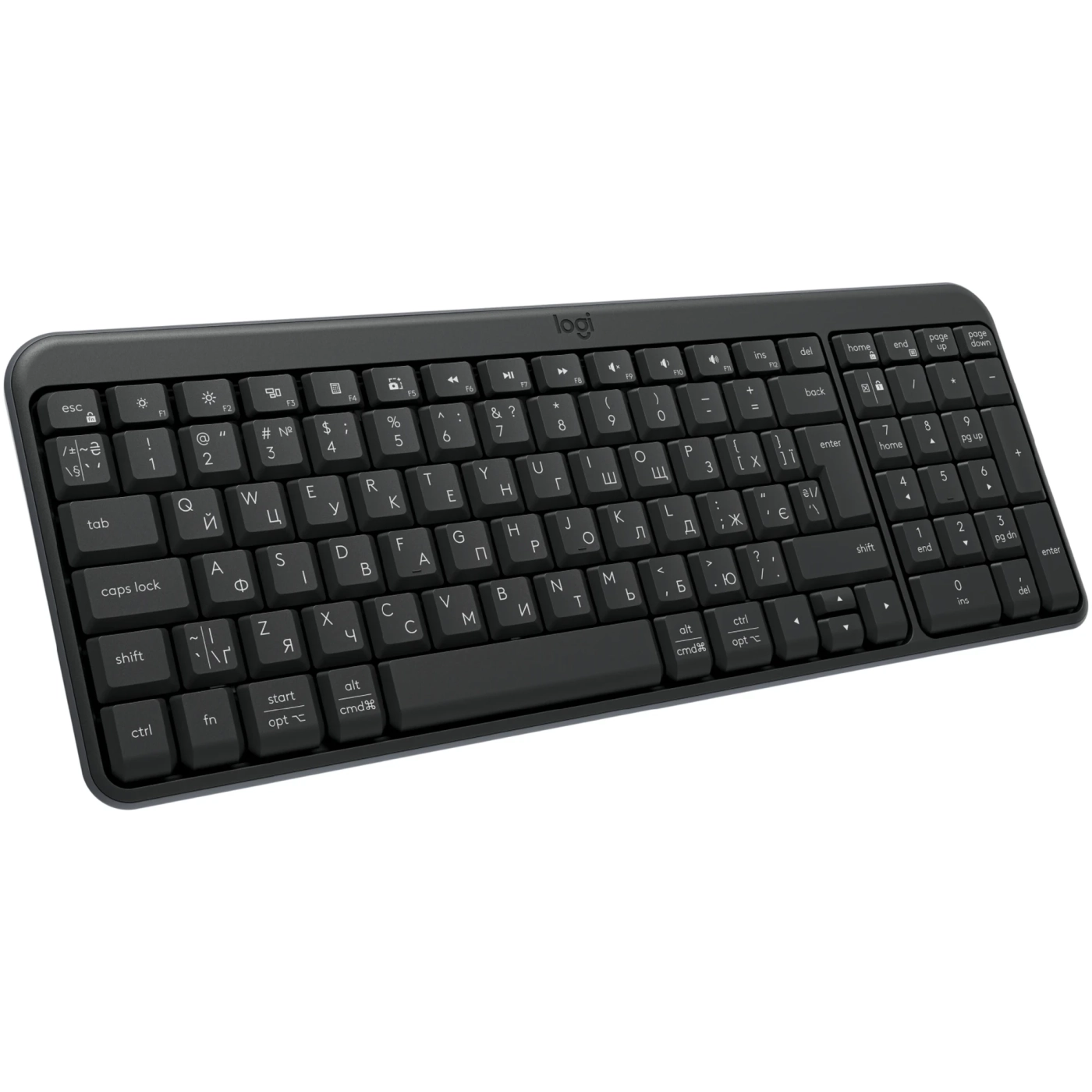 Купить Клавиатура Logitech K250 Bluetooth/Wireless UA Graphite (920-013822) - фото 1