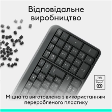 Купить Клавиатура Logitech K250 Bluetooth/Wireless UA Graphite (920-013822) - фото 5
