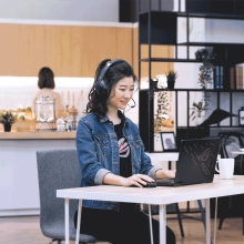 Купити Навушники ASUS ROG Strix Go USB Type-C Black (90YH02Q1-B2UA00) - фото 5