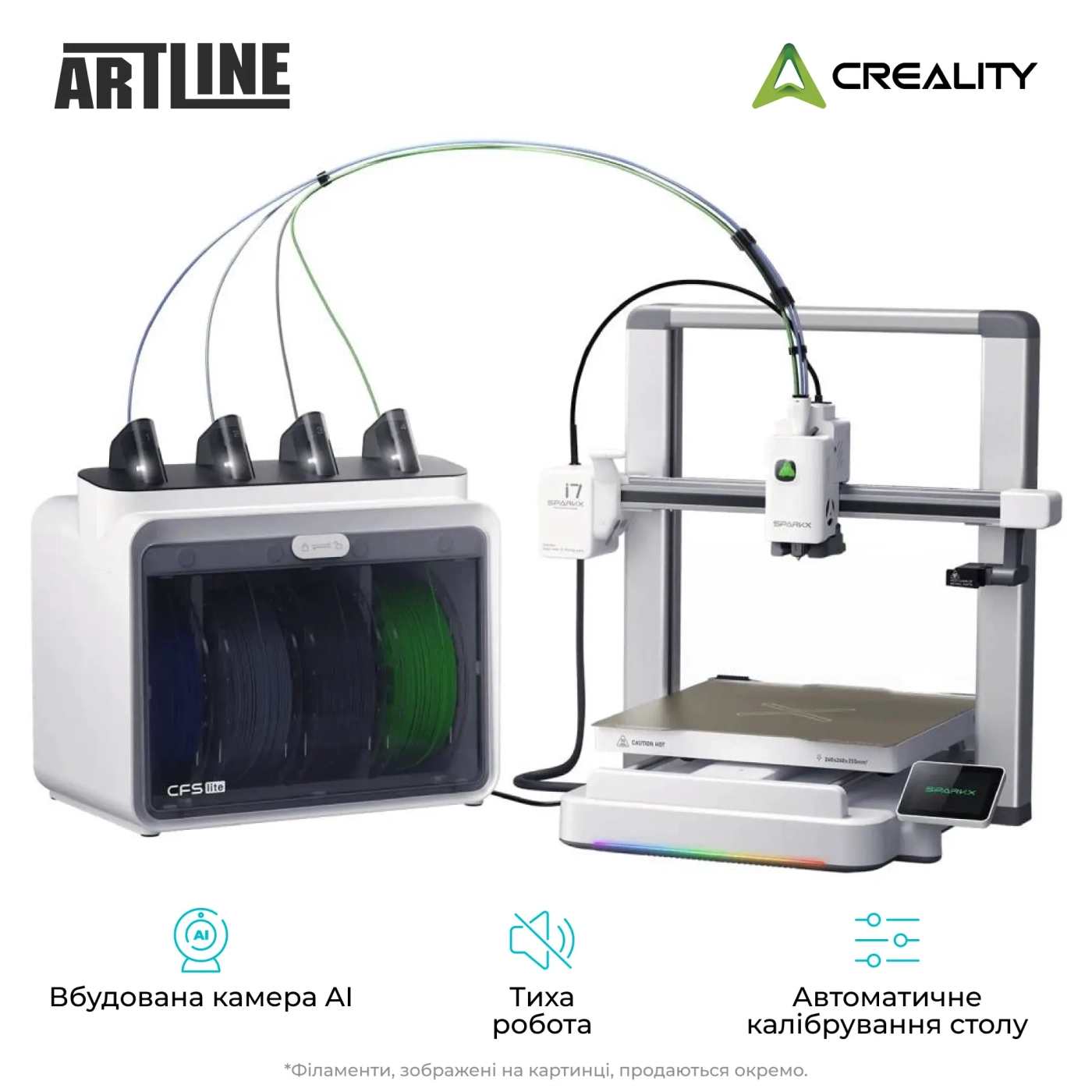 Купити 3D принтер CREALITY i7 Color Combo - фото 4