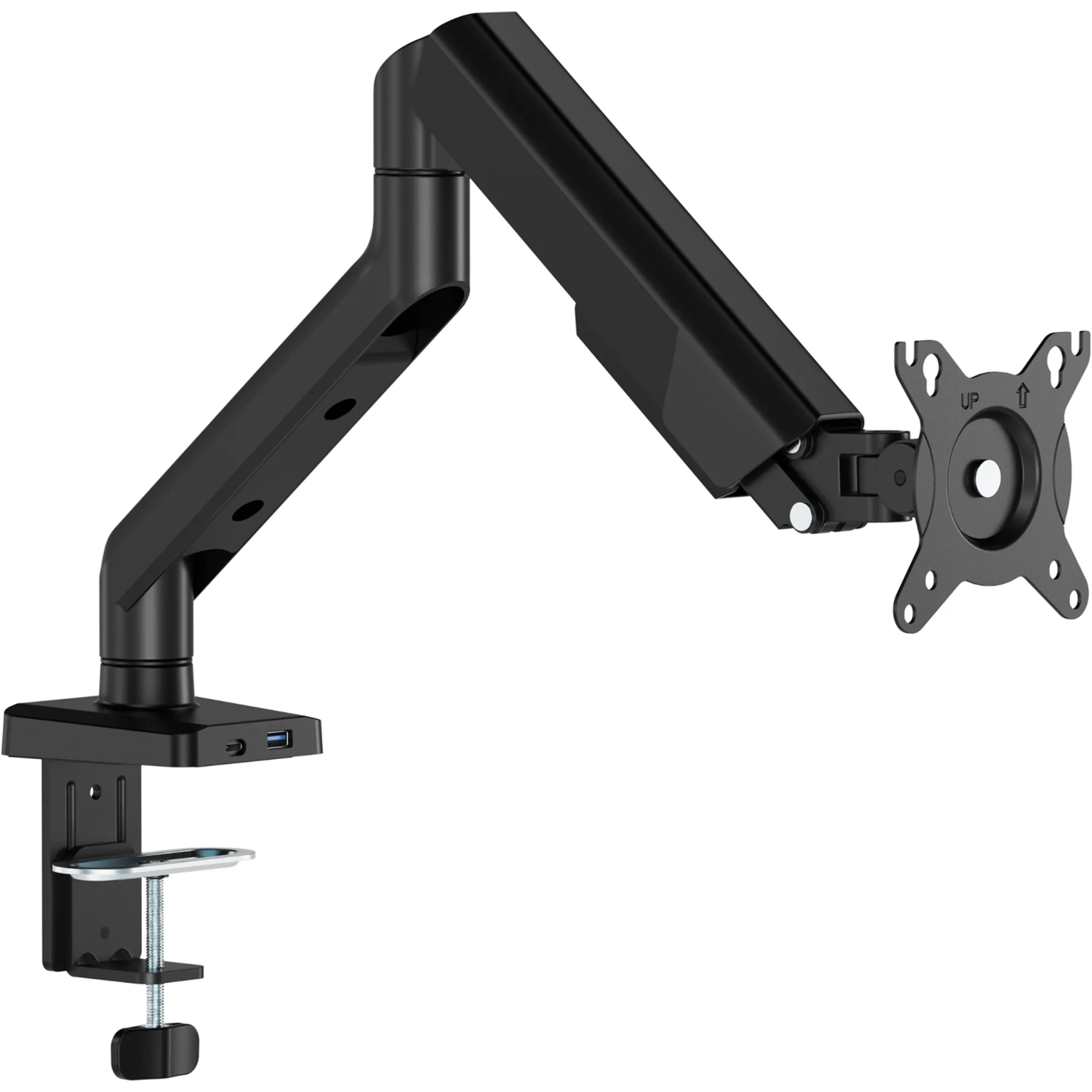 Купить Крепление для монитора (кронштейн) Qube 4012MB.USB до 40" 2-12 кг, механическая пружина - фото 2