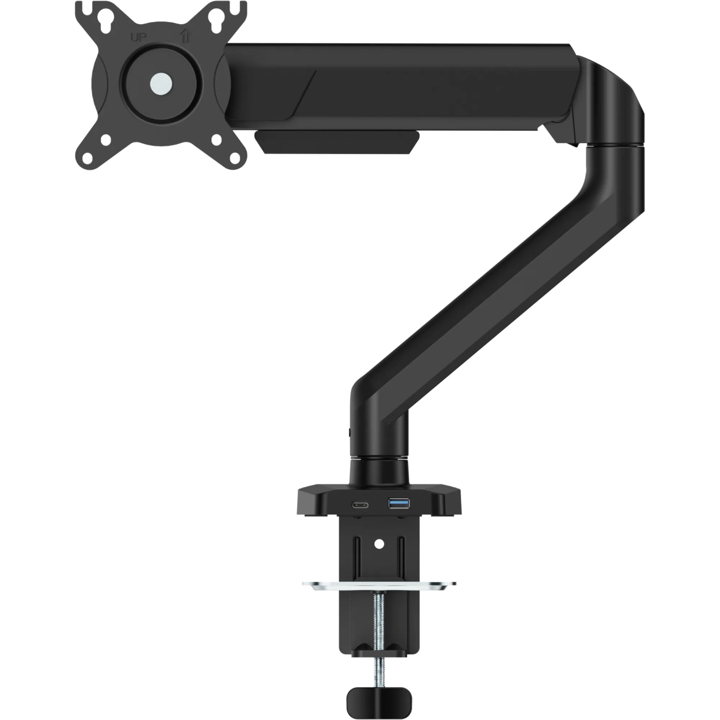 Купить Крепление для монитора (кронштейн) Qube 4012GB.USB  до 40" 2-12 кг, газовая пружина - фото 1