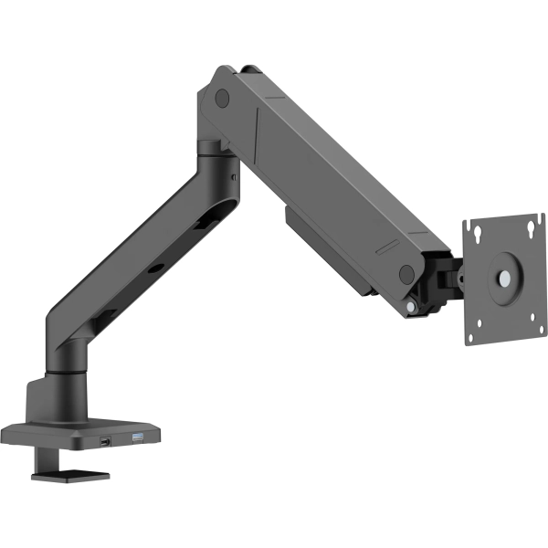 Купить Крепление для монитора (кронштейн) Qube 4516MB.USB  до 45" 2-16 кг, газовая пружина - фото 2