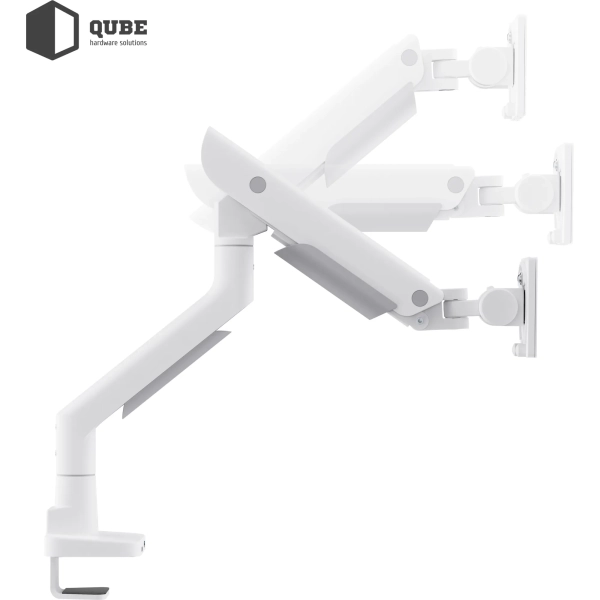 Купить Крепление для монитора (кронштейн) Qube 5727GW.USB до 57" 2-27 кг, газовая пружина - фото 9