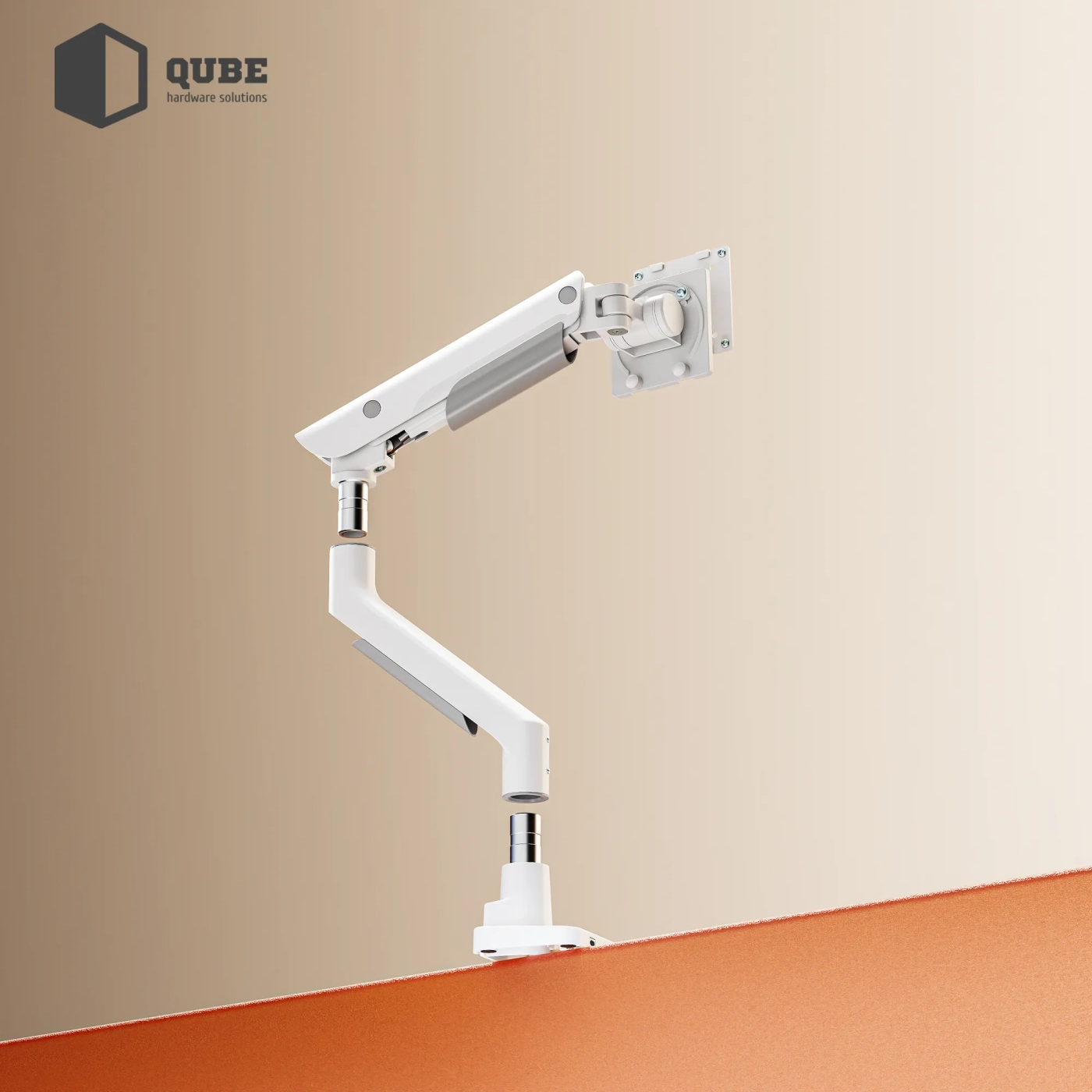 Купить Крепление для монитора (кронштейн) Qube 5727GW.USB до 57" 2-27 кг, газовая пружина - фото 11