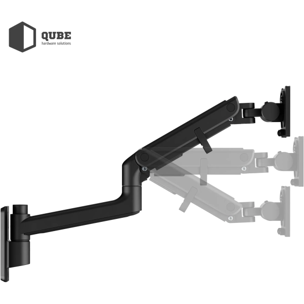 Купить Крепление для монитора (кронштейн) Qube 5727GB.Wall до 57" 2-27 кг, газовая пружина - фото 8