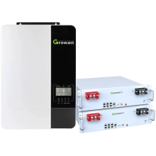 Купить Система хранения энергии Growatt SV-1GR5K1-LGR10K1-1 5kW 10.2kWh 2BAT LiFePO4 6000 циклов (SV-1GR5K1-LGR10K1-1) - фото 1