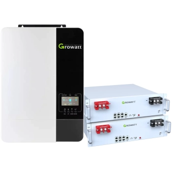 Купить Система хранения энергии Growatt SV-1GR5K1-LGR10K1-1 5kW 10.2kWh 2BAT LiFePO4 6000 циклов (SV-1GR5K1-LGR10K1-1) - фото 1