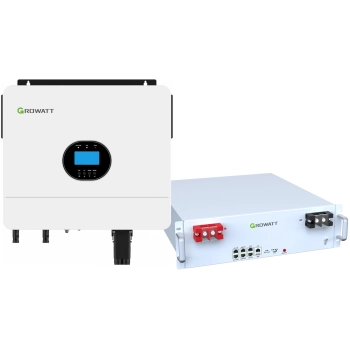 Купить Система хранения энергии Growatt SV-1GR6K1-LGR5K1-1 6kW 5.1kWh 1BAT LiFePO4 6000 циклов (SV-1GR6K1-LGR5K1-1) - фото 1