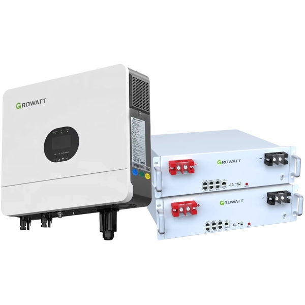 Купить Система хранения энергии Growatt SV-1GR6K1-LGR10K1-1 6kW 10.2kWh 2BAT LiFePO4 6000 циклов (SV-1GR6K1-LGR10K1-1) - фото 2