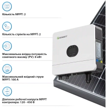 Купить Система хранения энергии Growatt SV-1GR6K1-LGR10K1-1 6kW 10.2kWh 2BAT LiFePO4 6000 циклов (SV-1GR6K1-LGR10K1-1) - фото 4