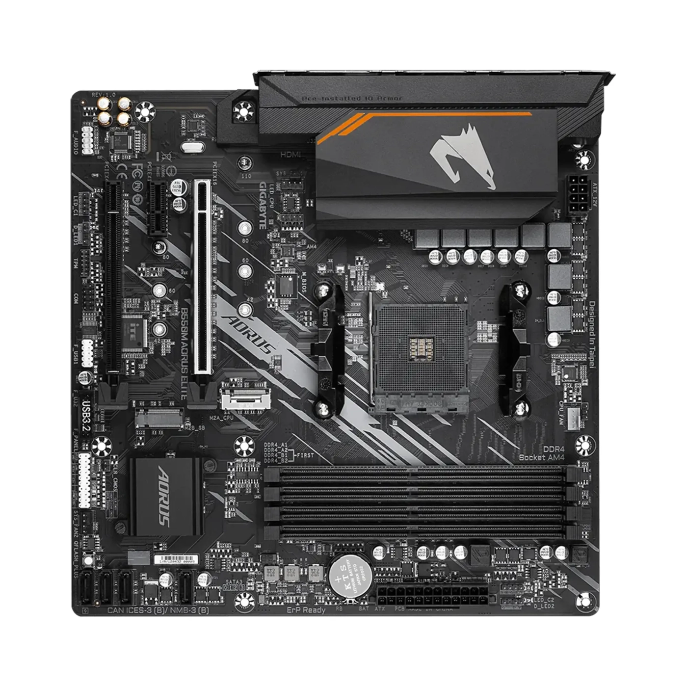 Купить Материнская плата GIGABYTE B550M AORUS ELITE - фото 3
