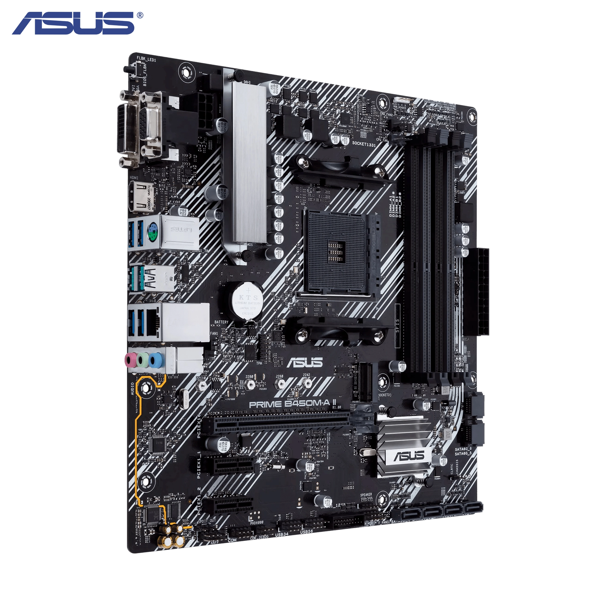 Купить Материнская плата ASUS PRIME B450M-A II - фото 3