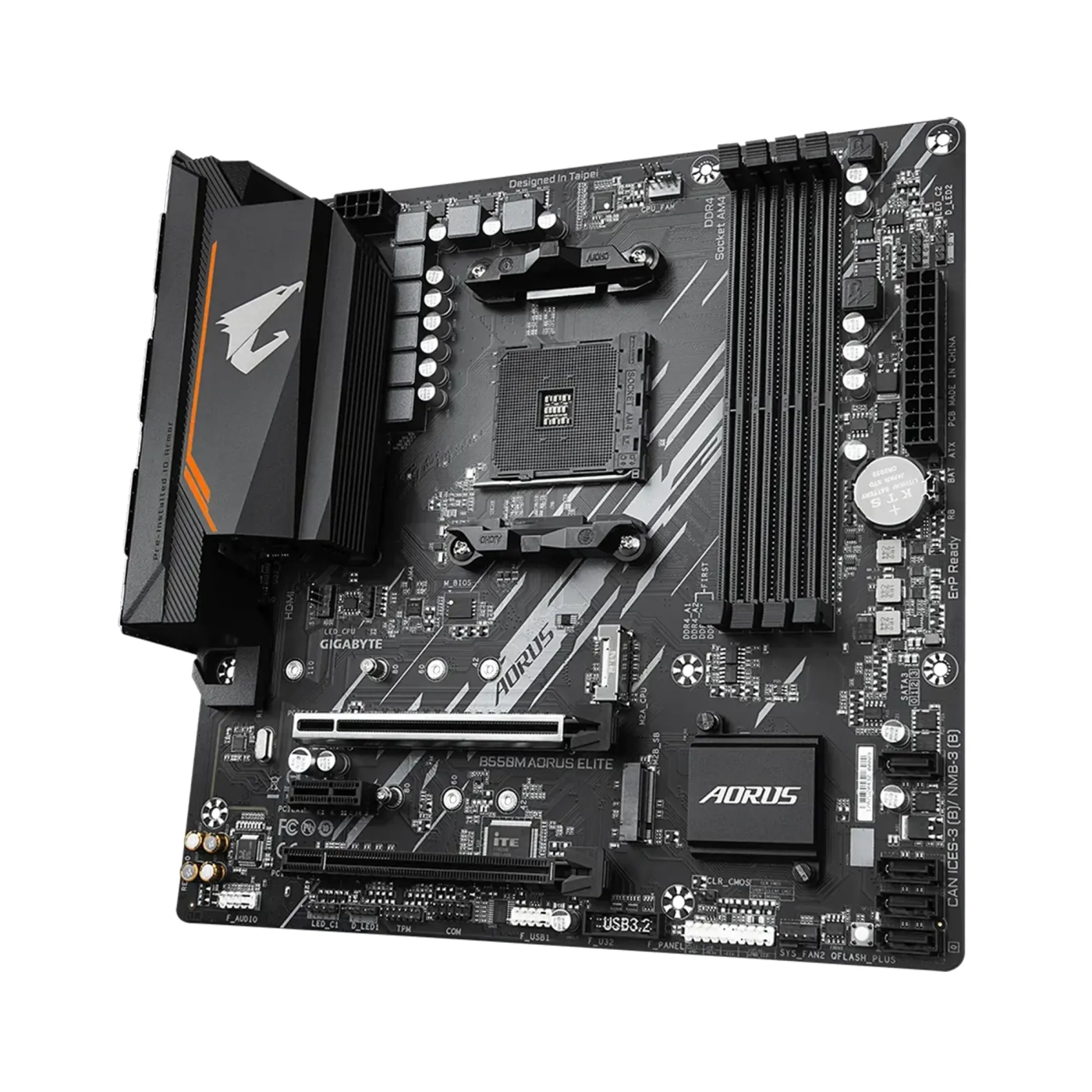 Купить Материнская плата GIGABYTE B550M AORUS ELITE - фото 1