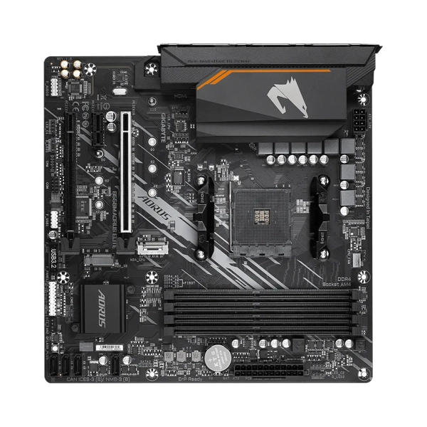 Купить Материнская плата GIGABYTE B550M AORUS ELITE - фото 3