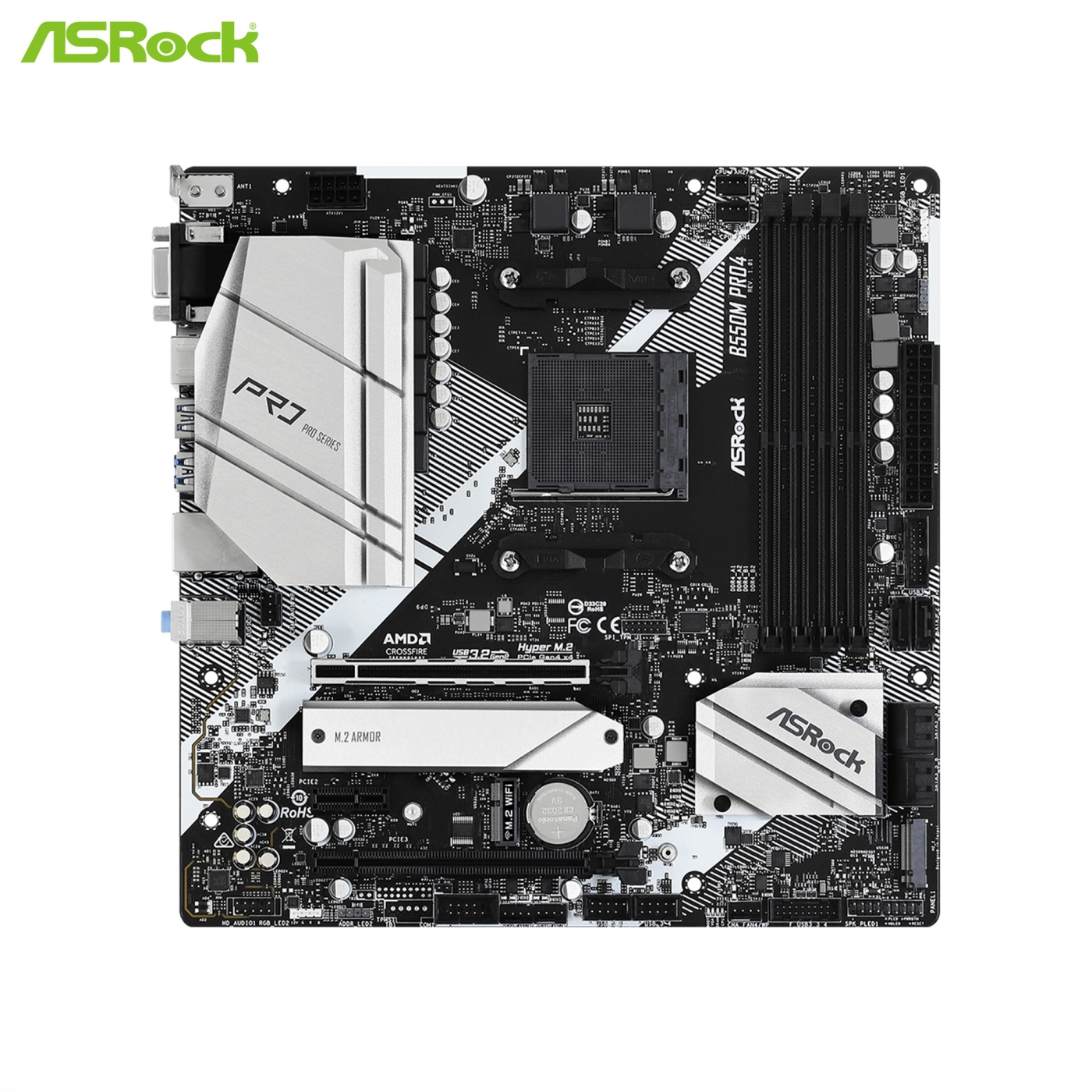 Купити Материнська плата ASRock B550M Pro4 - фото 2