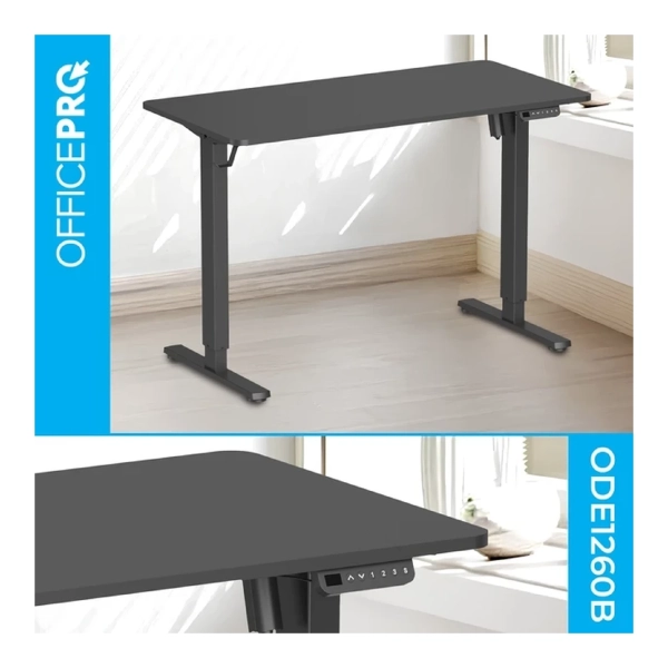 Купити Комп'ютерний стіл Officepro ODE1260B Black - фото 3