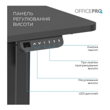 Купити Комп'ютерний стіл Officepro ODE1260B Black - фото 5