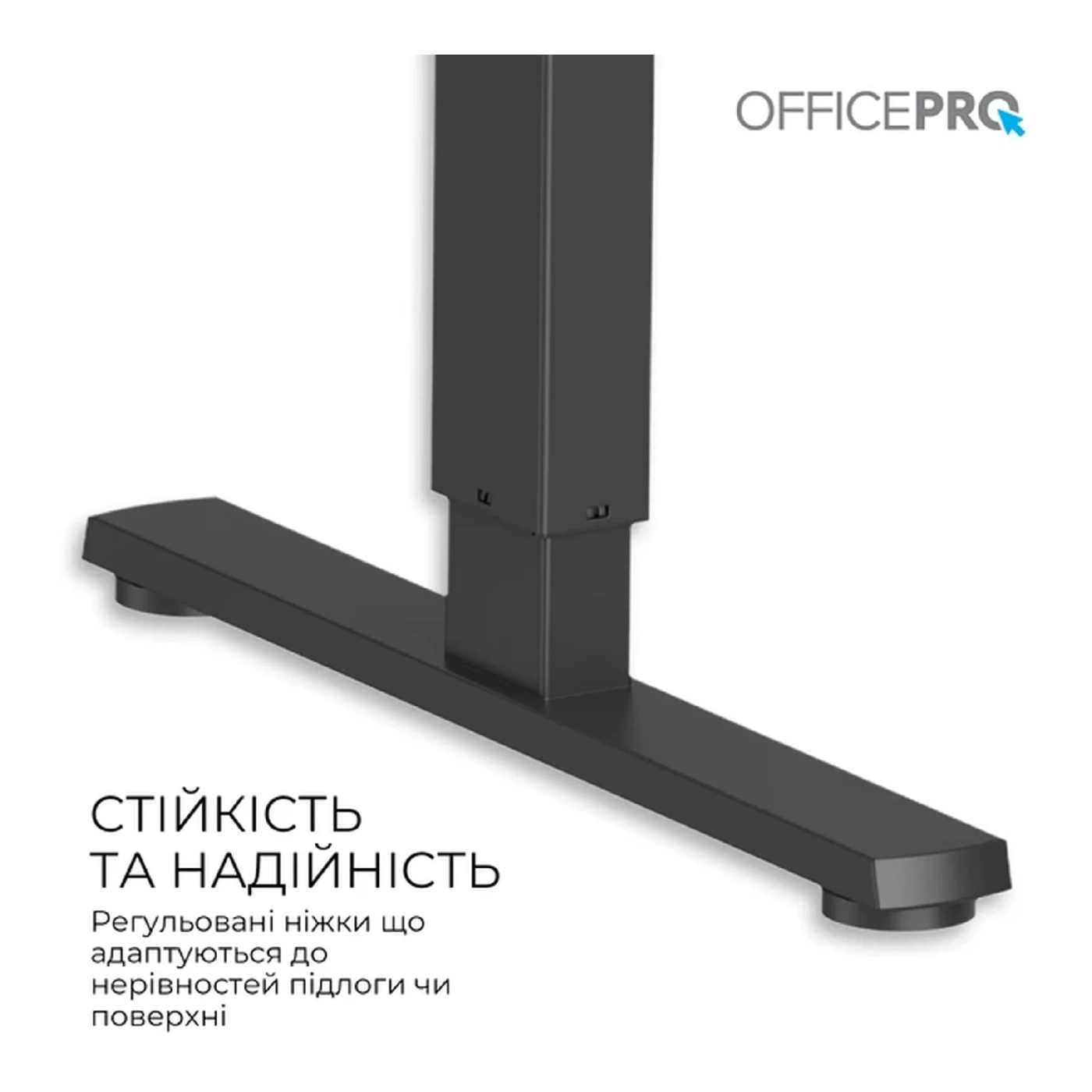 Купити Комп'ютерний стіл Officepro ODE1260B Black - фото 6
