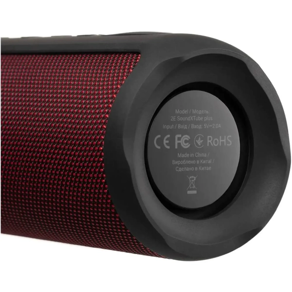 Купити Акустична система 2E SoundXTube Plus TWS MP3 Wireless Waterproof Red (2E-BSSXTPWRD) - фото 5
