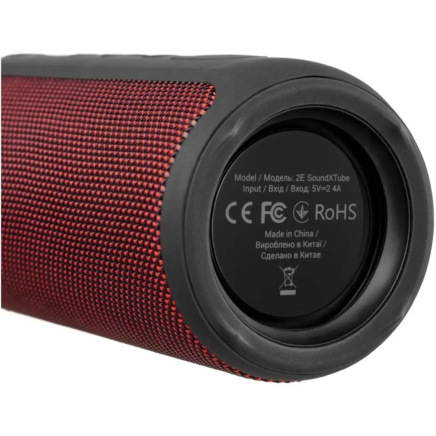 Купити Акустична система 2E SoundXTube TWS MP3 Wireless Waterproof Red (2E-BSSXTWRD) - фото 5