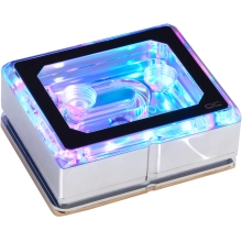 Купить Водоблок Alphacool Eisblock XPX Aurora PRO - Acryl Chrome Digital RGB (12951) - фото 4