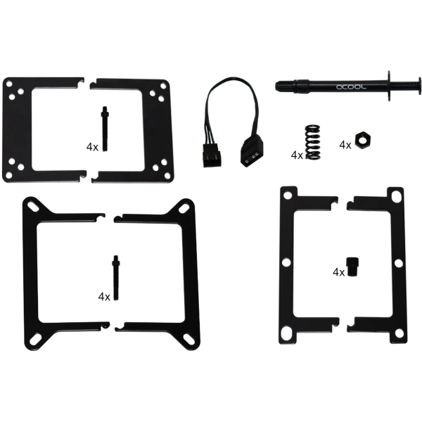 Купить Водоблок Alphacool Eisblock XPX Aurora PRO - Acryl Chrome Digital RGB (12951) - фото 8