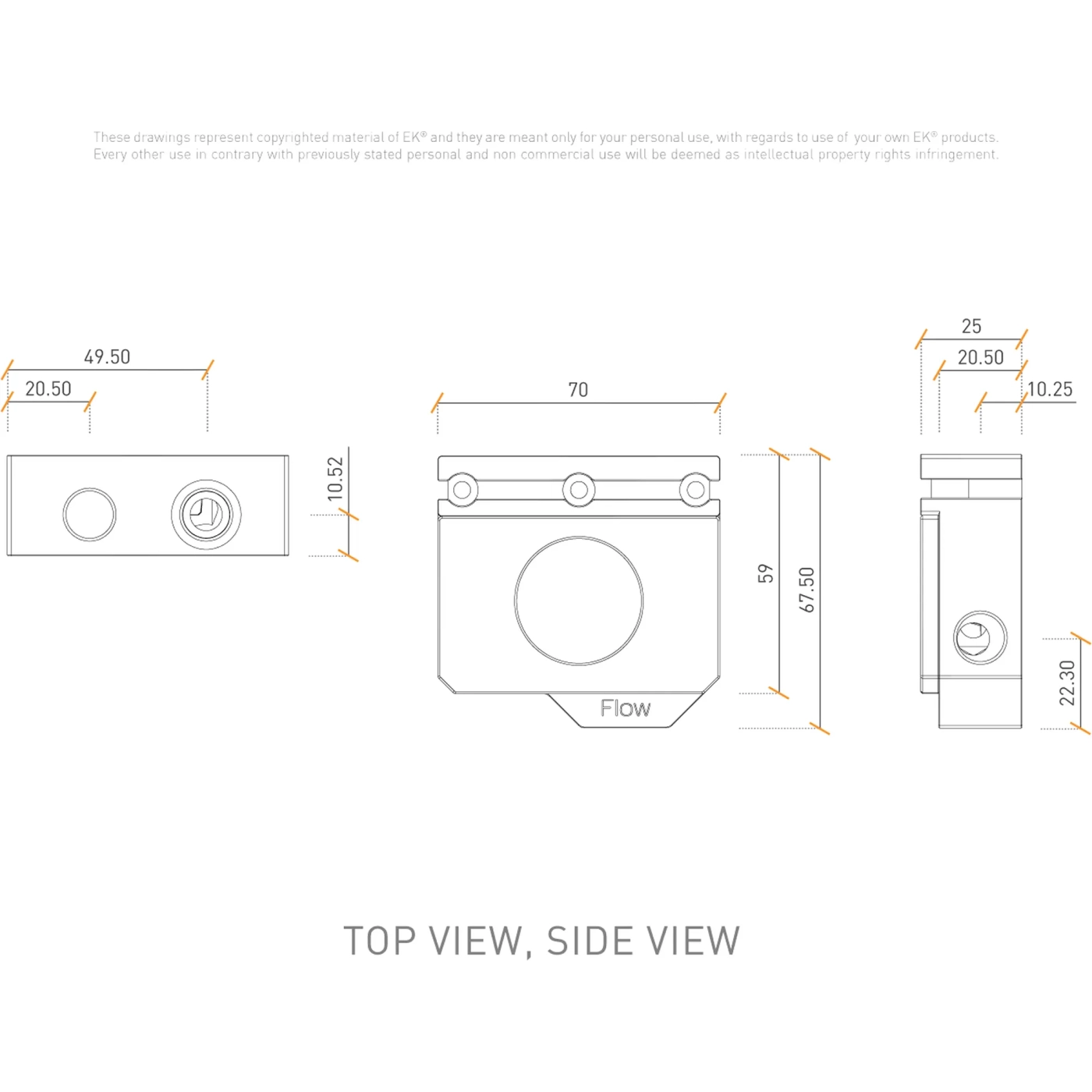 Купити Індикатор потоку EKWB EK-Quantum Scalar Flow Indicator Top-Bottom D-RGB - Black (3831109827185) - фото 5