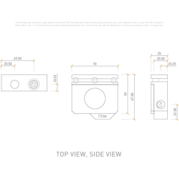 Купити Індикатор потоку EKWB EK-Quantum Scalar Flow Indicator Top-Bottom D-RGB - Black (3831109827185) - фото 5