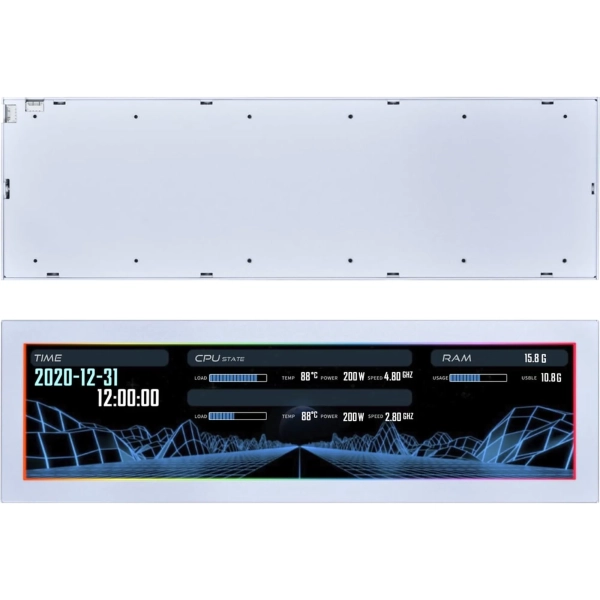 Купить Дисплей Lian Li 8.8" Universal Screen Mount White (G89.SM088W.00) - фото 4