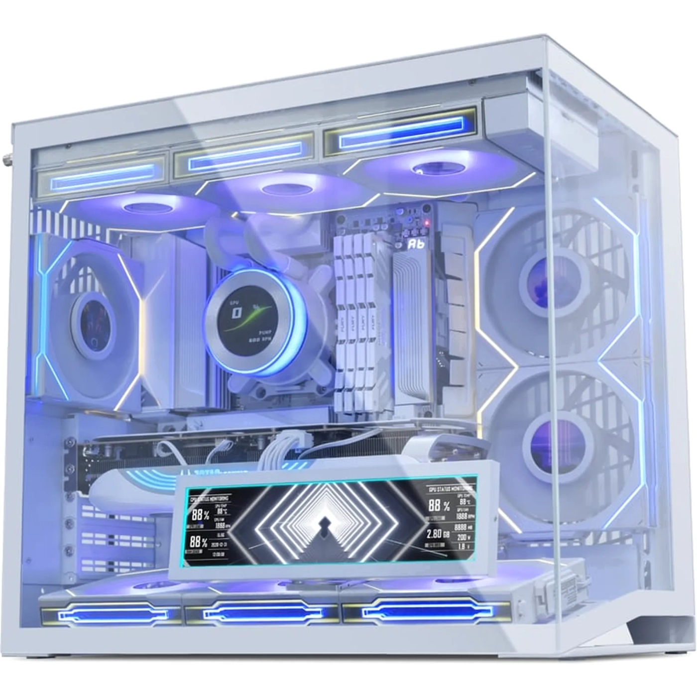 Купить Дисплей Lian Li 8.8" Universal Screen Mount White (G89.SM088W.00) - фото 7