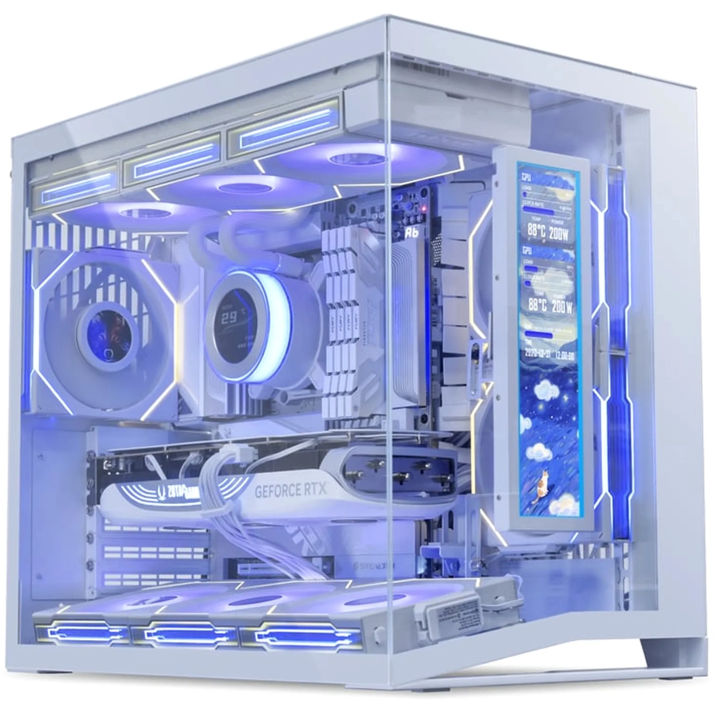 Купить Дисплей Lian Li 8.8" Universal Screen Mount White (G89.SM088W.00) - фото 8