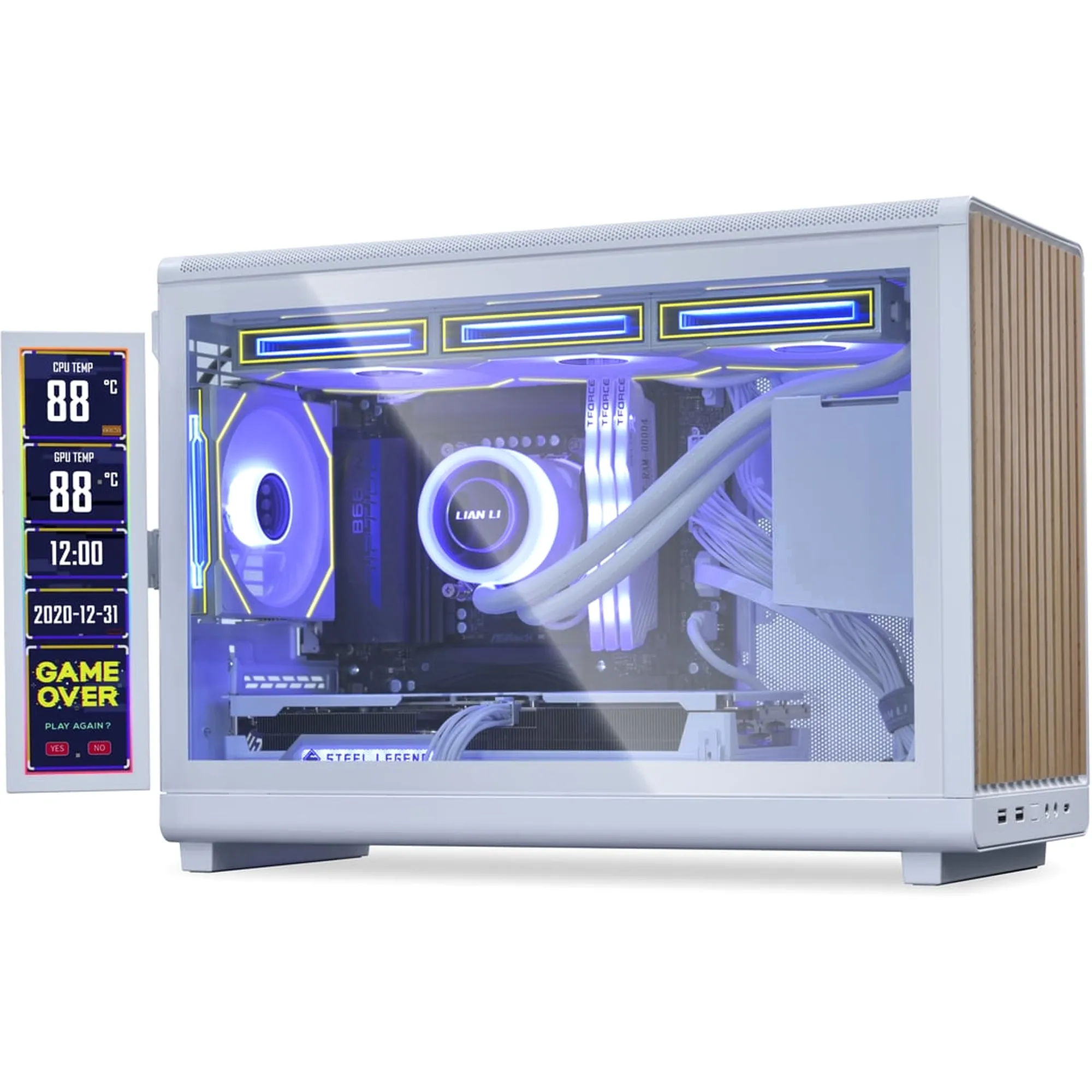 Купить Дисплей Lian Li 8.8" Universal Screen Mount White (G89.SM088W.00) - фото 10