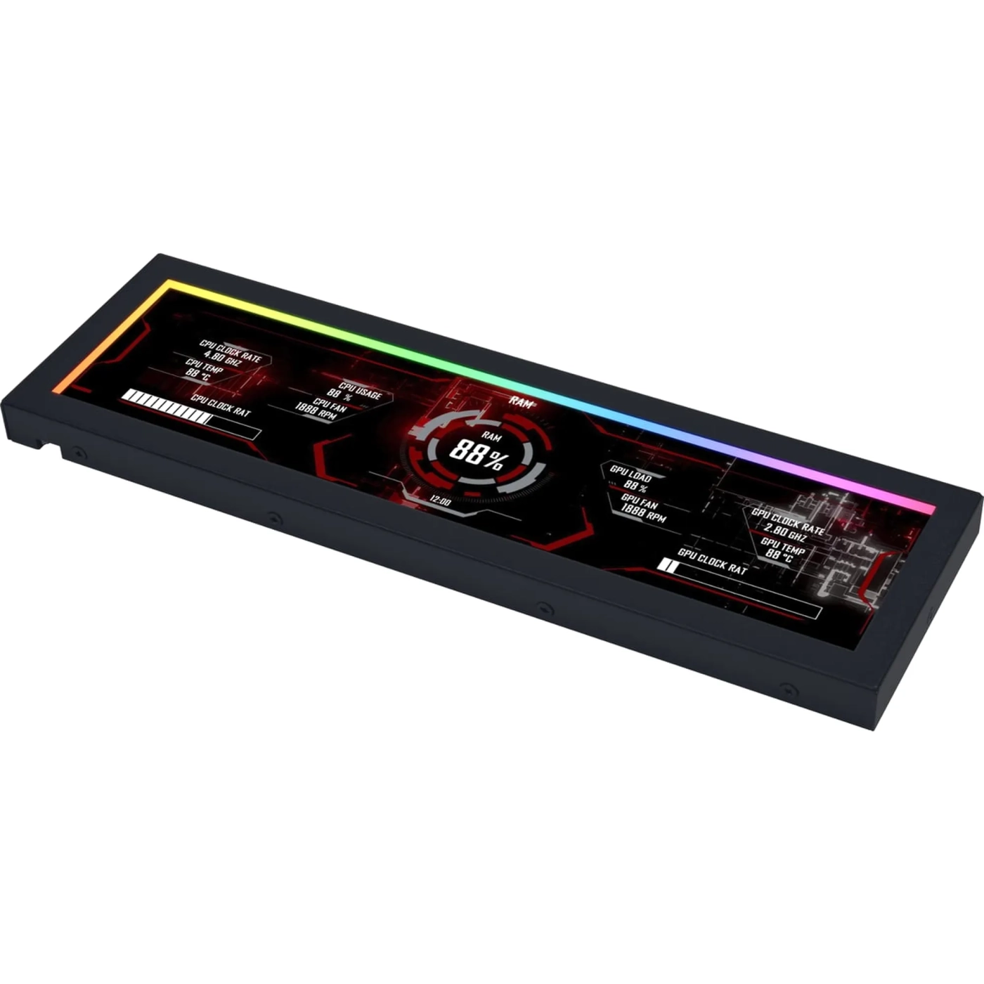 Купить Дисплей Lian Li 8.8" Universal Screen Mount Black (G89.SM088X.00) - фото 3