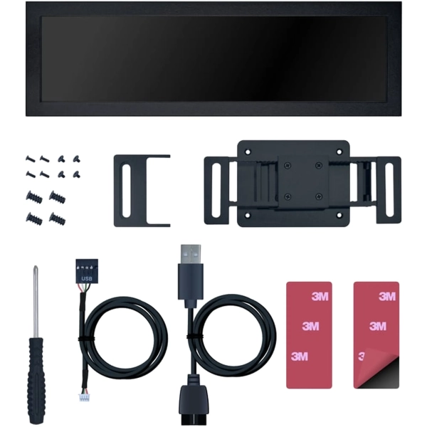 Купить Дисплей Lian Li 8.8" Universal Screen Mount Black (G89.SM088X.00) - фото 6