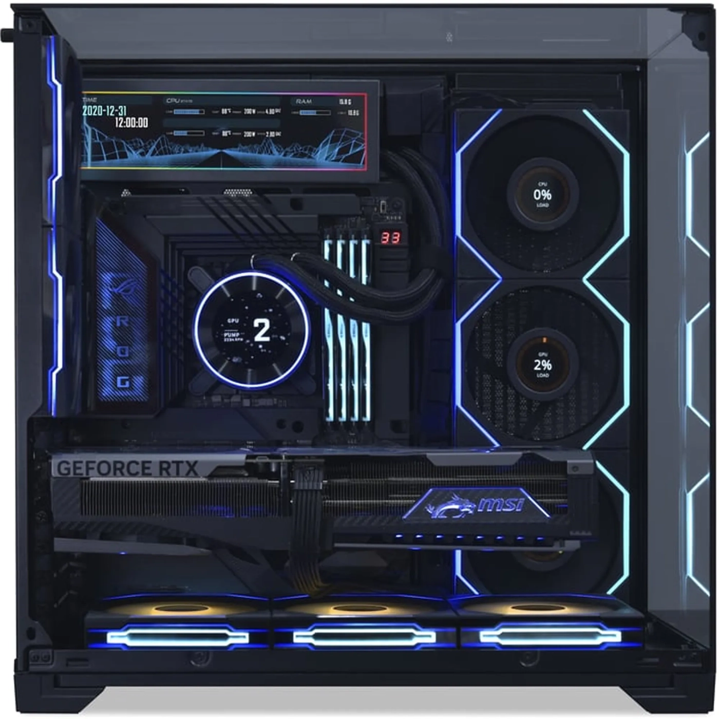 Купить Дисплей Lian Li 8.8" Universal Screen Mount Black (G89.SM088X.00) - фото 7