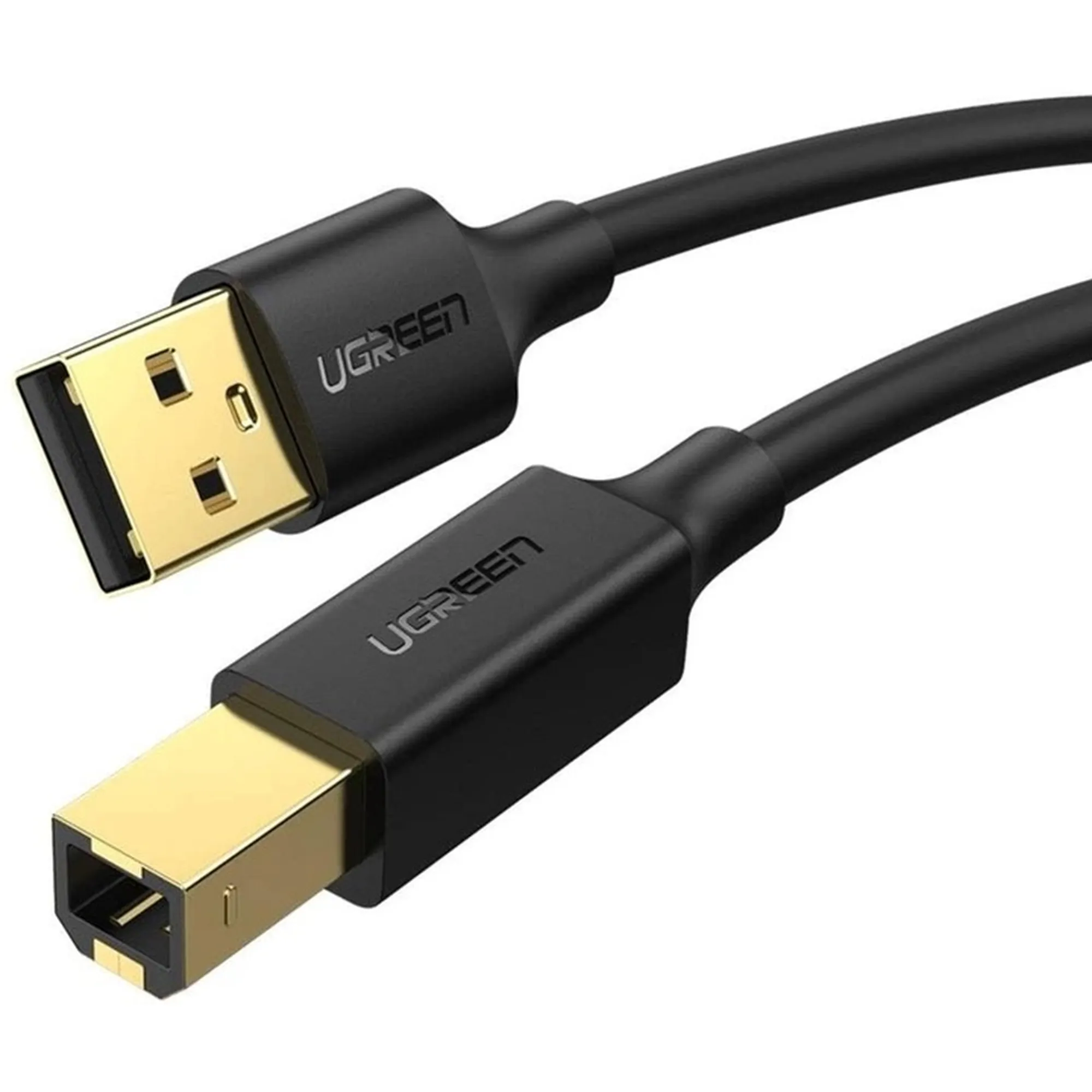 Купить Кабель UGREEN US135 USB 2.0 AM to BM Print Cable 3m Black (10351) - фото 2