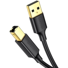 Купить Кабель UGREEN US135 USB 2.0 AM to BM Print Cable 3m Black (10351) - фото 3