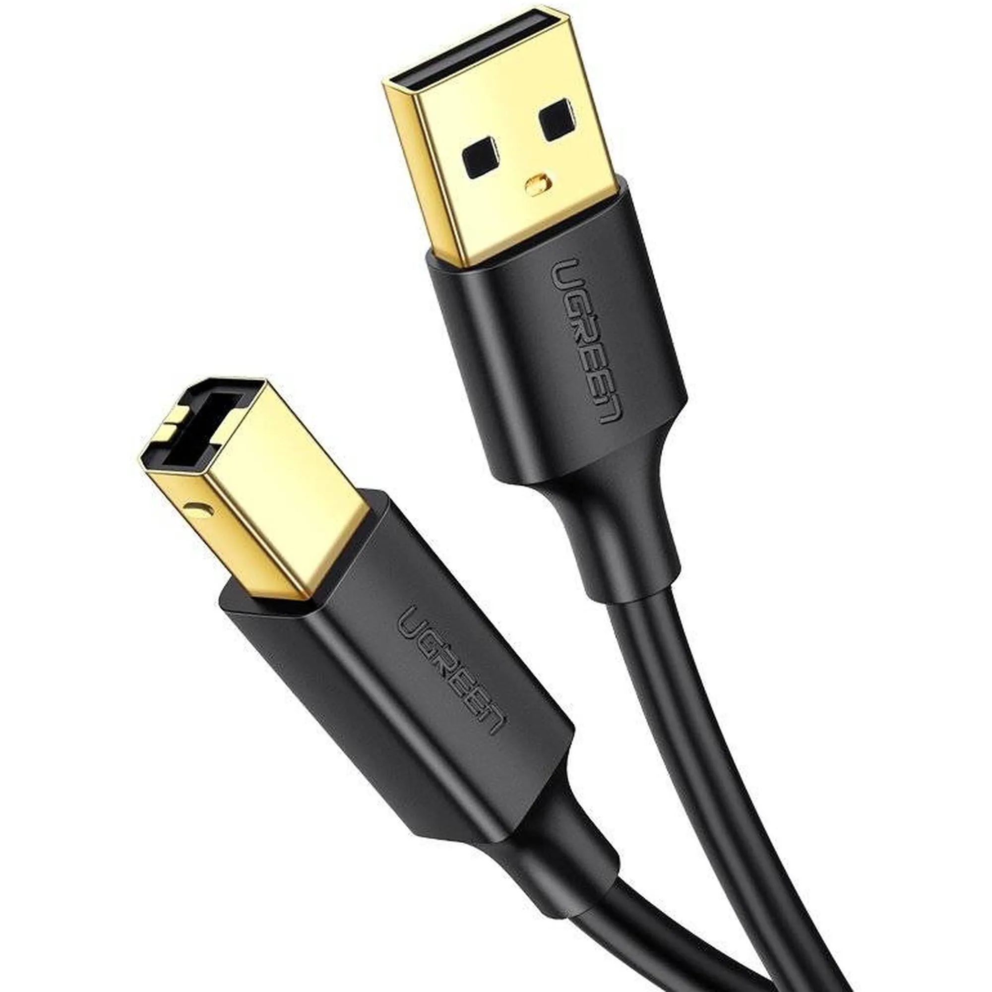 Купить Кабель UGREEN US135 USB 2.0 AM to BM Print Cable 3m Black (10351) - фото 3