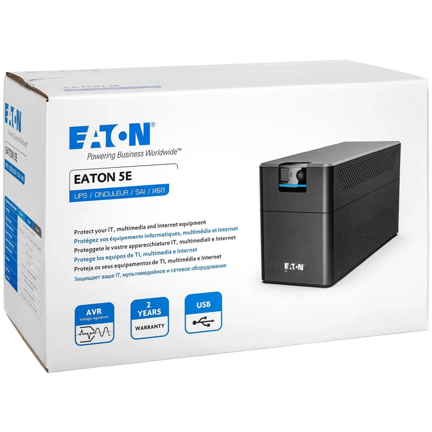 Купити ДБЖ (UPS) Eaton 5E1200UD 1200VA (5E1200UD) - фото 4