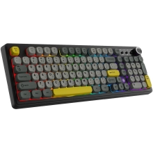 Купити Клавіатура Ajazz AF98 PLUS Black Gray Yellow (AF98-PLUS-BGY) - фото 5